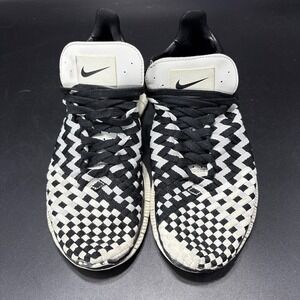 Nike Women Shoe Free Inneva Size 7.5 Black White Running Sneaker‎ Pre Owned